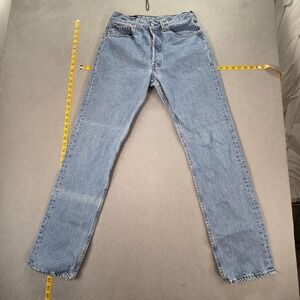 VTG Levis 501 Jeans Womens High Rise Straight Button Fly USA 90s Fits 28x32